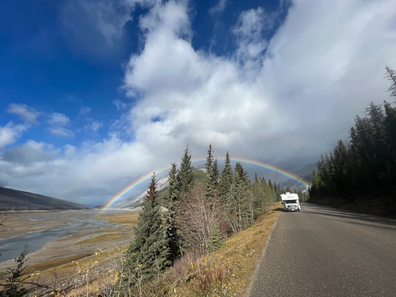 Camper im Jasper Nationalpark