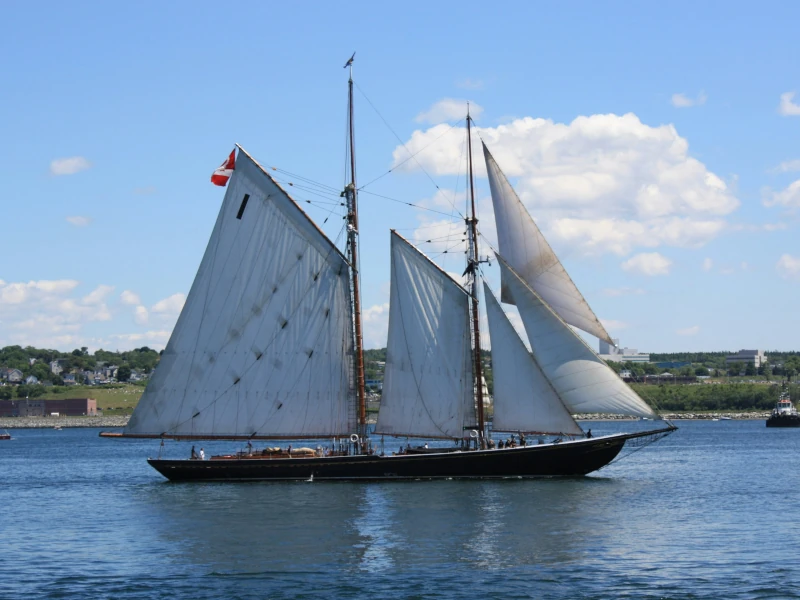 Segelboot an der Waterfront (Halifax, Kanada)