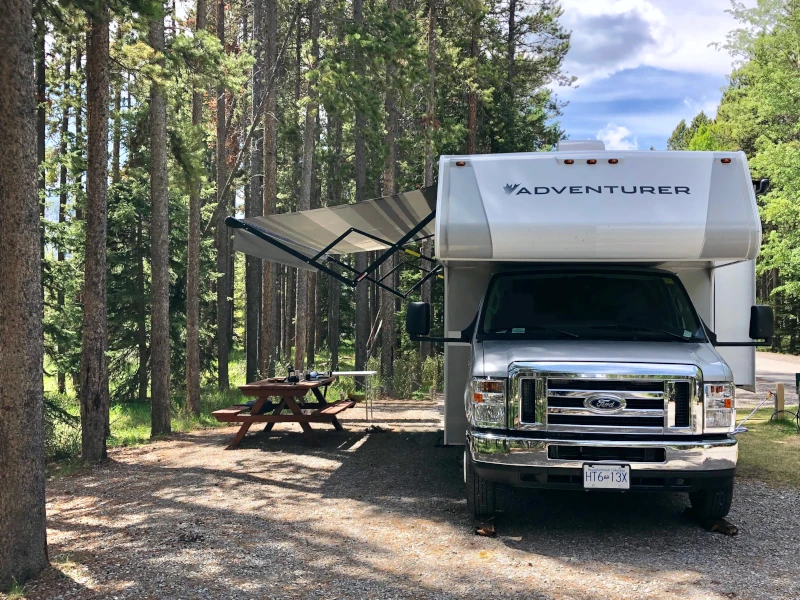 Campen in der Natur, Banff Nationalpark