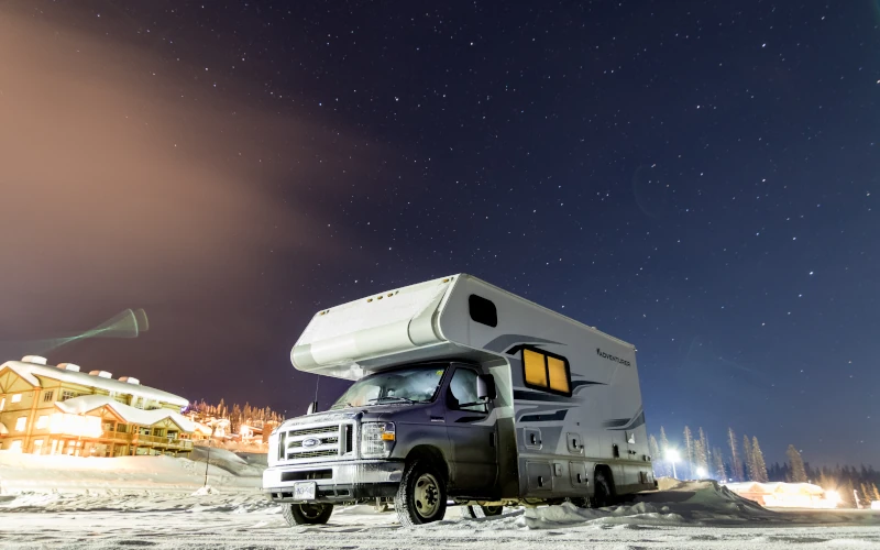 Camper in Whitehorse